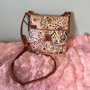 Dooney & Bourke Crossbody Bag Purse - Rare Abstract Pattern